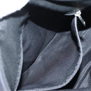 CHANEL Sports Shoulder Bag Canvas Black Silver Auth bs28419-23