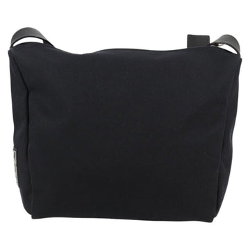 CHANEL Sports Shoulder Bag Canvas Black Silver Auth bs28419 - 0