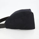 CHANEL Sports Shoulder Bag Canvas Black Silver Auth bs28419-3