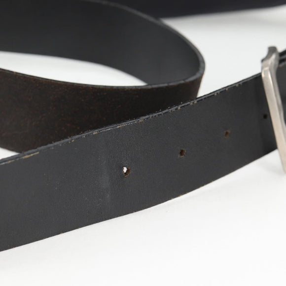 CHANEL Sports Shoulder Bag Canvas Black Silver Auth bs28419