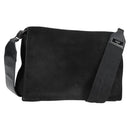 GUCCI Shoulder Bag Suede Black Silver 001 3258 Auth bs28426-1