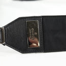 GUCCI Shoulder Bag Suede Black Silver 001 3258 Auth bs28426-18