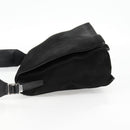 GUCCI Shoulder Bag Suede Black Silver 001 3258 Auth bs28426-3