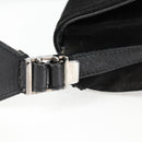 GUCCI Shoulder Bag Suede Black Silver 001 3258 Auth bs28426-4