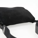 GUCCI Shoulder Bag Suede Black Silver 001 3258 Auth bs28426-8