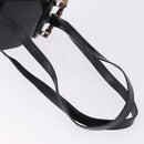GUCCI Bamboo Backpack Nylon Black Silver 03 2265 0030 Auth bs28427-14