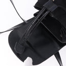 GUCCI Bamboo Backpack Nylon Black Silver 03 2265 0030 Auth bs28427-21