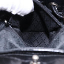 GUCCI Bamboo Backpack Nylon Black Silver 03 2265 0030 Auth bs28427-26