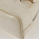 GUCCI Body Bag Enamel White Gold 003 2113 0027 Auth bs28429-16