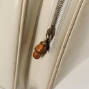 GUCCI Body Bag Enamel White Gold 003 2113 0027 Auth bs28429-17