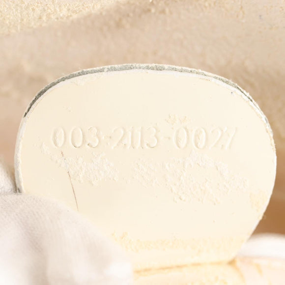 GUCCI Body Bag Enamel White Gold 003 2113 0027 Auth bs28429