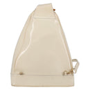 GUCCI Body Bag Enamel White Gold 003 2113 0027 Auth bs28429-4