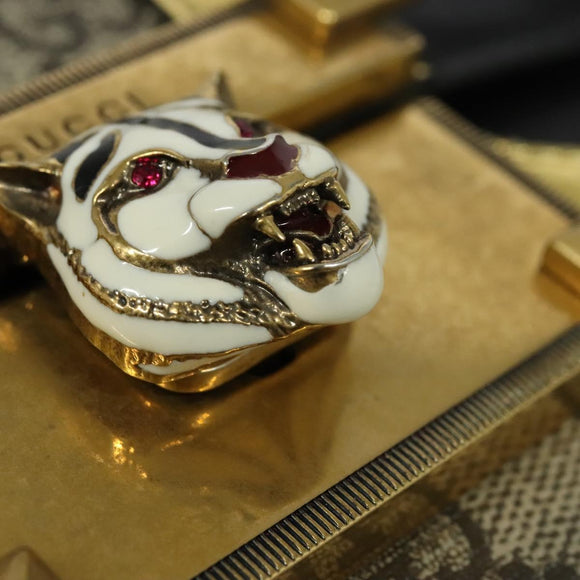 GUCCI GG Supreme Ojiride Bag Leather PVC Leather Beige Black 500781 Auth bs28443