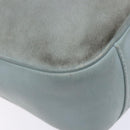 GUCCI Bamboo Hand Bag Suede 2way Outlet Light Blue Gold 001 1638 Auth bs28445-18