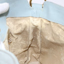 GUCCI Bamboo Hand Bag Suede 2way Outlet Light Blue Gold 001 1638 Auth bs28445-20