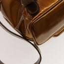 GUCCI Bamboo Backpack Enamel Outlet Brown Gold 003 8030 Auth bs28446-16