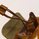 GUCCI Bamboo Backpack Enamel Outlet Brown Gold 003 8030 Auth bs28446-18