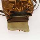 GUCCI Bamboo Backpack Enamel Outlet Brown Gold 003 8030 Auth bs28446-19