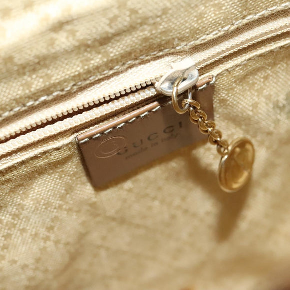 GUCCI Bamboo Backpack Enamel Outlet Brown Gold 003 8030 Auth bs28446