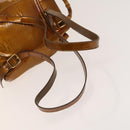 GUCCI Bamboo Backpack Enamel Outlet Brown Gold 003 8030 Auth bs28446-9