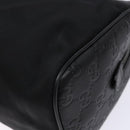 GUCCI GG Canvas Guccissima Clutch Bag Leather Black Silver 162792 Auth bs28448-15