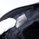 GUCCI GG Canvas Guccissima Clutch Bag Leather Black Silver 162792 Auth bs28448-12