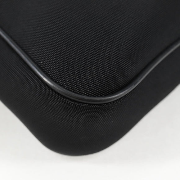 GUCCI Shoulder Bag Nylon Black Silver 73955 Auth bs28449