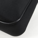 GUCCI Shoulder Bag Nylon Black Silver 73955 Auth bs28449-13