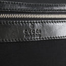 GUCCI Schoudertas Nylon Zwart Zilver 73955 Auth bs28449-20