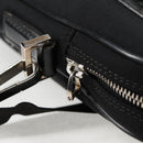 GUCCI Schoudertas Nylon Zwart Zilver 73955 Auth bs28449-9