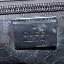 GUCCI Shoulder Bag Nylon Black Silver 73955 Auth bs28449-19