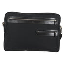 GUCCI Shoulder Bag Nylon Black Silver 73955 Auth bs28449-2