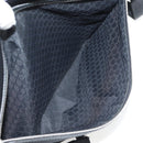 GUCCI Shoulder Bag Nylon Black Silver 73955 Auth bs28449-25