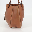 GUCCI Tote Bag Leather Beige 94898 Auth bs28450-4