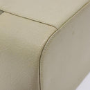 GUCCI Vanity Pouch Leather White Silver 039 1705 0710 Auth bs28454-17