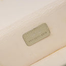 GUCCI Vanity Pouch Leather White Silver 039 1705 0710 Auth bs28454-12