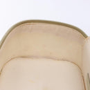 GUCCI Vanity Pouch Leather White Silver 039 1705 0710 Auth bs28454-19