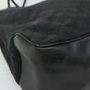 GUCCI GG Canvas Shoulder Bag Black Silver 109141 Auth bs28455-11