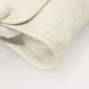 GUCCI GG Supreme Sherry Line Waist bag PVC White Gold 1669 Auth bs28457-14