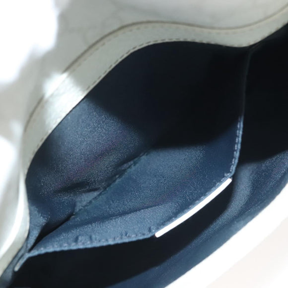 GUCCI GG Supreme Sherry Line Waist bag PVC White Gold 1669 Auth bs28457