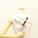 GUCCI GG Supreme Sherry Line Waist bag PVC White Gold 1669 Auth bs28457-22