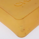 CHANEL Tote Bag Rubber Brown CC Auth bs28460-14