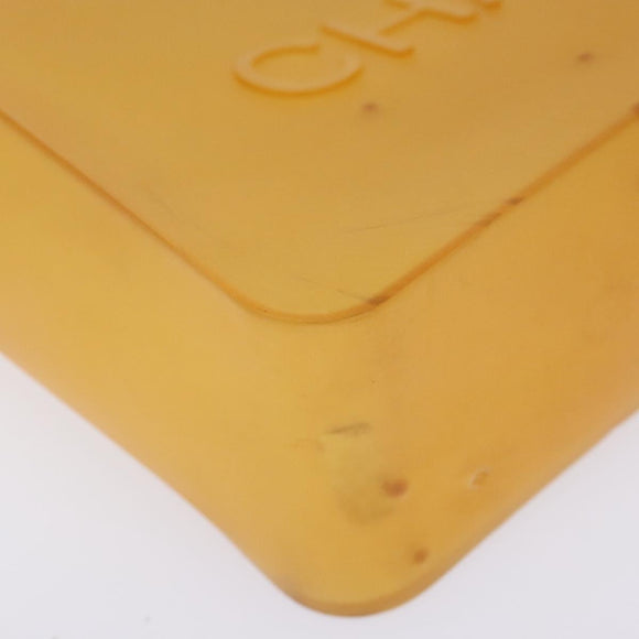 CHANEL Tote Bag Rubber Brown CC Auth bs28460