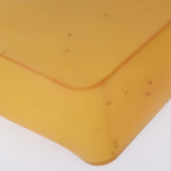 CHANEL Tote Bag Rubber Brown CC Auth bs28460