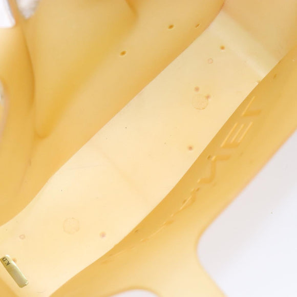 CHANEL Tote Bag Rubber Brown CC Auth bs28460