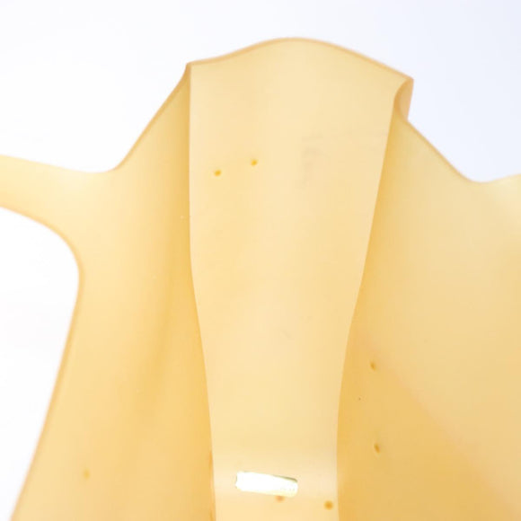 CHANEL Tote Bag Rubber Brown CC Auth bs28460