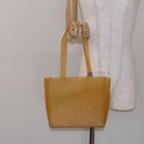 CHANEL Tote Bag Rubber Brown CC Auth bs28460-18