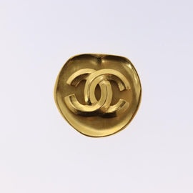 CHANEL Brooch Metal Gold CC Auth bs28462V - 0