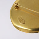 CHANEL Brooch Metal Gold CC Auth bs28462V-4