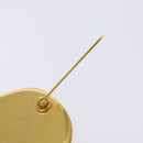 CHANEL Brooch Metal Gold CC Auth bs28462V-7